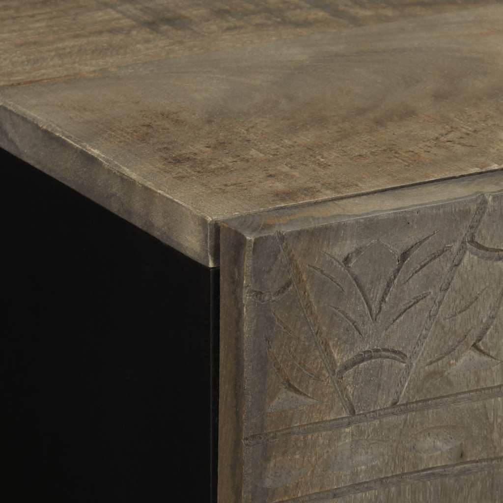 Sideboard 60X33X75 Cm Solid Wood Mango