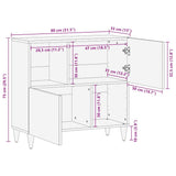 Sideboard 80X33X75 Cm Solid Wood Mango