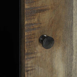 Sideboard 90X33X75 Cm Solid Wood Mango