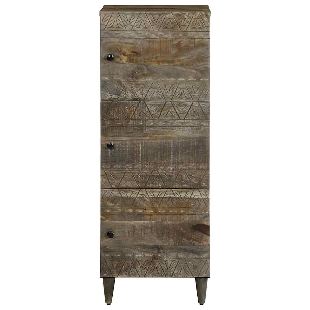 Highboard 40X33X110 Cm Solid Wood Mango