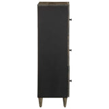 Highboard 40X33X110 Cm Solid Wood Mango