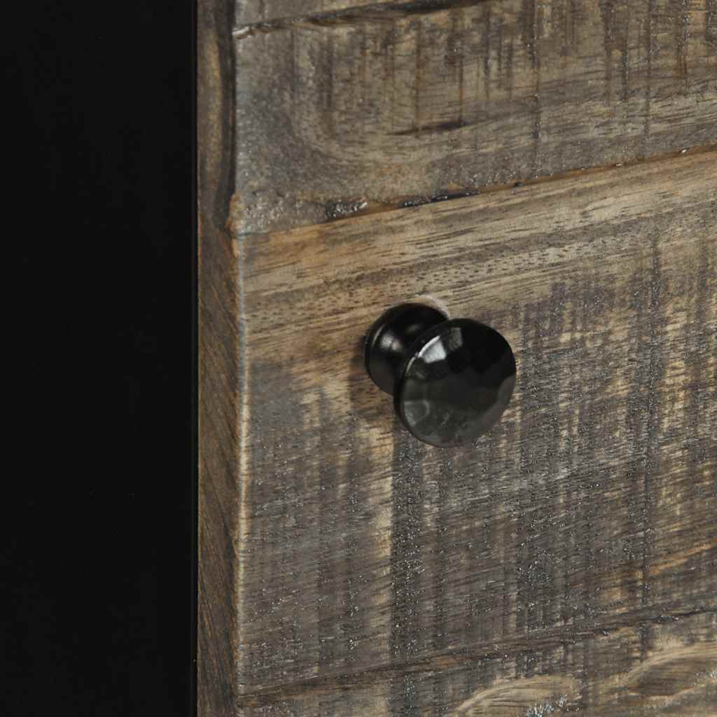 Highboard 40X33X110 Cm Solid Wood Mango