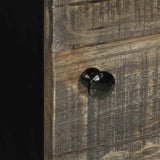 Highboard 40X33X110 Cm Solid Wood Mango