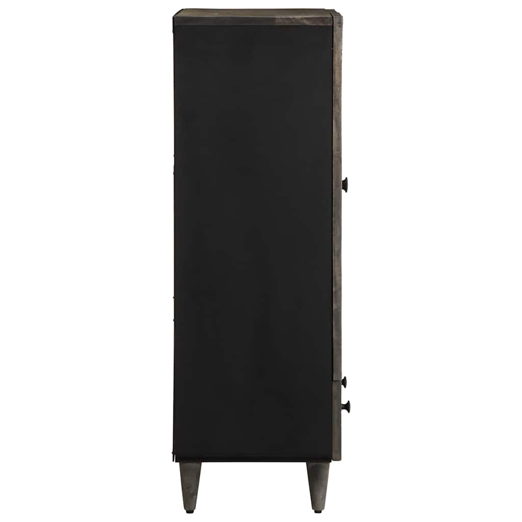 Highboard 60X33X110 Cm Solid Wood Mango