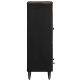 Highboard 60X33X110 Cm Solid Wood Mango