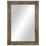 Bathroom Mirror 50X2.5X70 Cm Solid Wood Mango