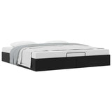Ottoman Bed Frame Without Mattress Super King Faux Leather