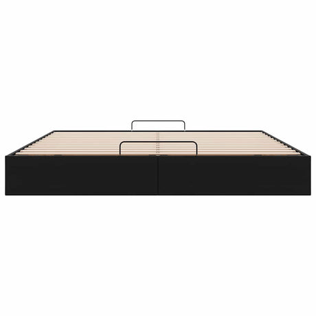 Ottoman Bed Frame Without Mattress Super King Faux Leather