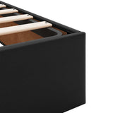 Ottoman Bed Frame Without Mattress Super King Faux Leather