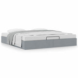 Ottoman Bed Frame Without Mattress Super King Fabric