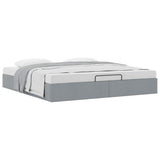 Ottoman Bed Frame Without Mattress Super King Fabric