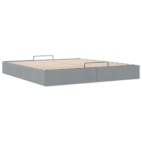 Ottoman Bed Frame Without Mattress Super King Fabric