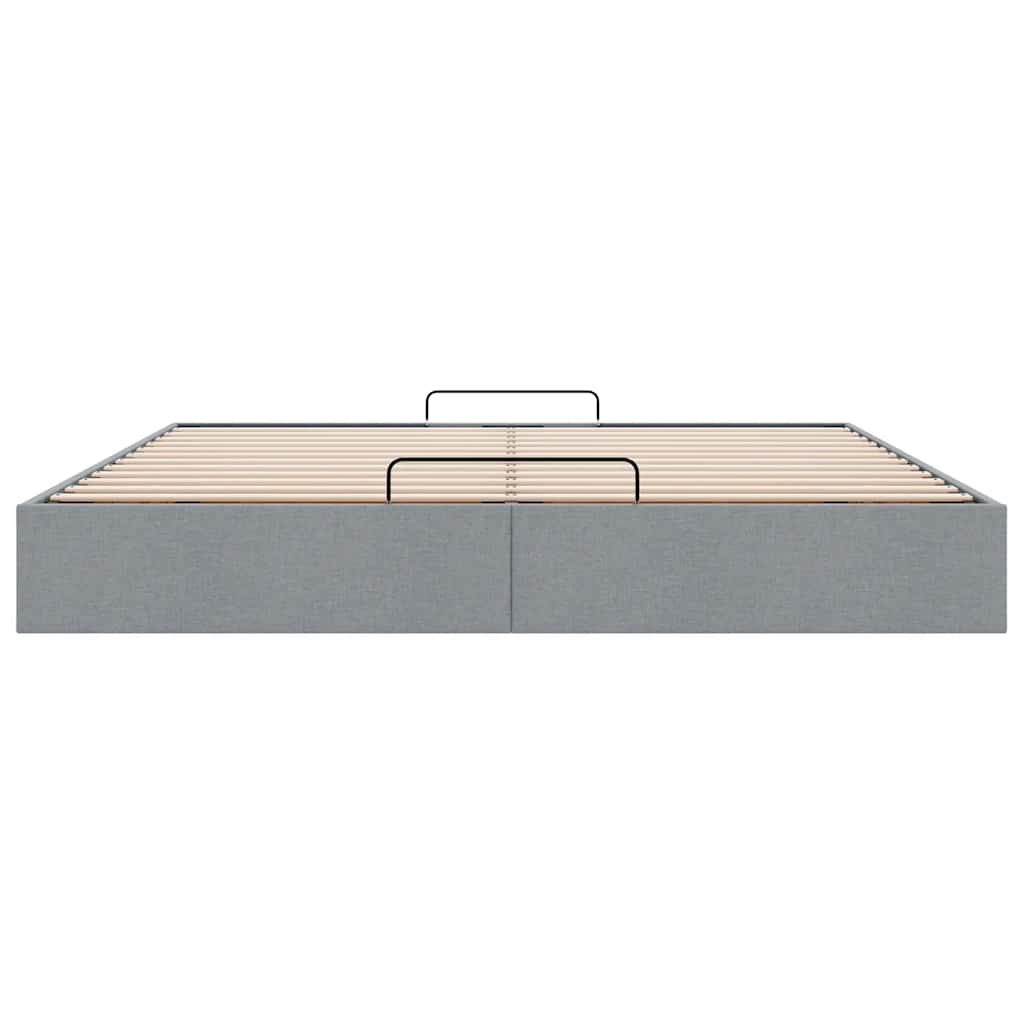 Ottoman Bed Frame Without Mattress Super King Fabric