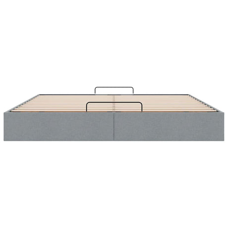 Ottoman Bed Frame Without Mattress Super King Fabric