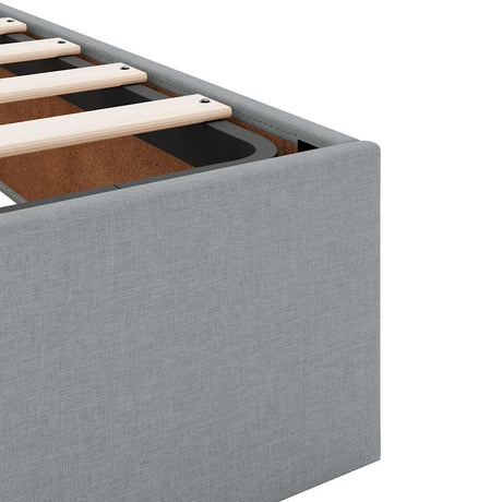 Ottoman Bed Frame Without Mattress Super King Fabric