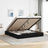 Ottoman Bed Frame No Mattress Velvet