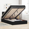 Ottoman Bed With Mattress & Leds 120X200Cm Velvet