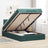 Ottoman Bed With Mattress & Leds 120X200Cm Velvet