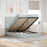 Ottoman Bed With Mattresses 180X200Cm Velvet