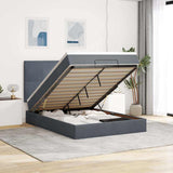 Ottoman Bed With Mattresses 180X200Cm Velvet