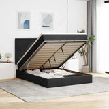 Ottoman Bed With Mattresses 180X200Cm Velvet