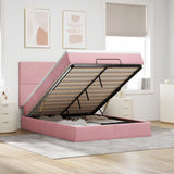 Ottoman Bed With Mattresses 180X200Cm Velvet