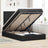Ottoman Bed With Mattresses 180X200Cm Velvet