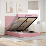 Ottoman Bed With Mattresses 180X200Cm Velvet