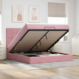 Ottoman Bed With Mattresses 180X200Cm Velvet