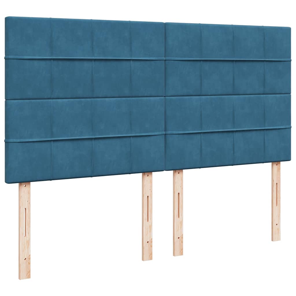 Ottoman Bed With Mattresses 180X200Cm Velvet