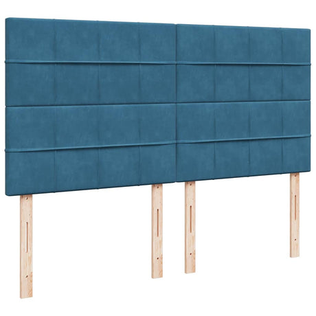 Ottoman Bed With Mattresses 180X200Cm Velvet