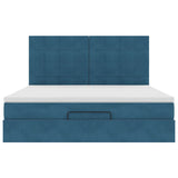 Ottoman Bed With Mattresses 180X200Cm Velvet
