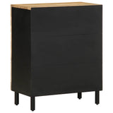 Sideboard 60X33.5X75 Cm Solid Rough Wood Mango