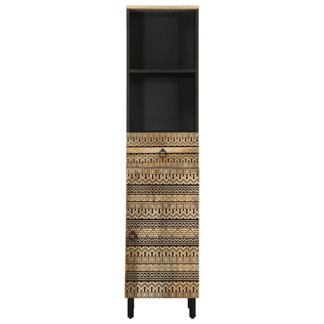 Bathroom Cabinet 38X33.5X160 Cm Solid Wood Mango