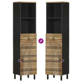 Bathroom Cabinet 38X33.5X160 Cm Solid Wood Mango