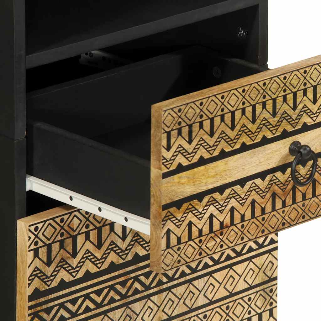 Bathroom Cabinet 38X33.5X160 Cm Solid Wood Mango