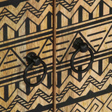 Sideboard 60X33.5X75 Cm Solid Rough Wood Mango