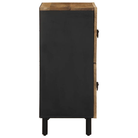 Sideboard 60X33.5X75 Cm Solid Rough Wood Mango