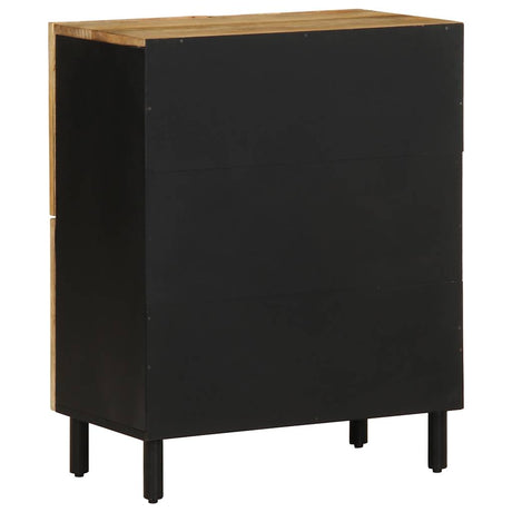 Sideboard 60X33.5X75 Cm Solid Rough Wood Mango