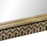 Bathroom Mirror 50X70 Cm Solid Wood Mango And Glass