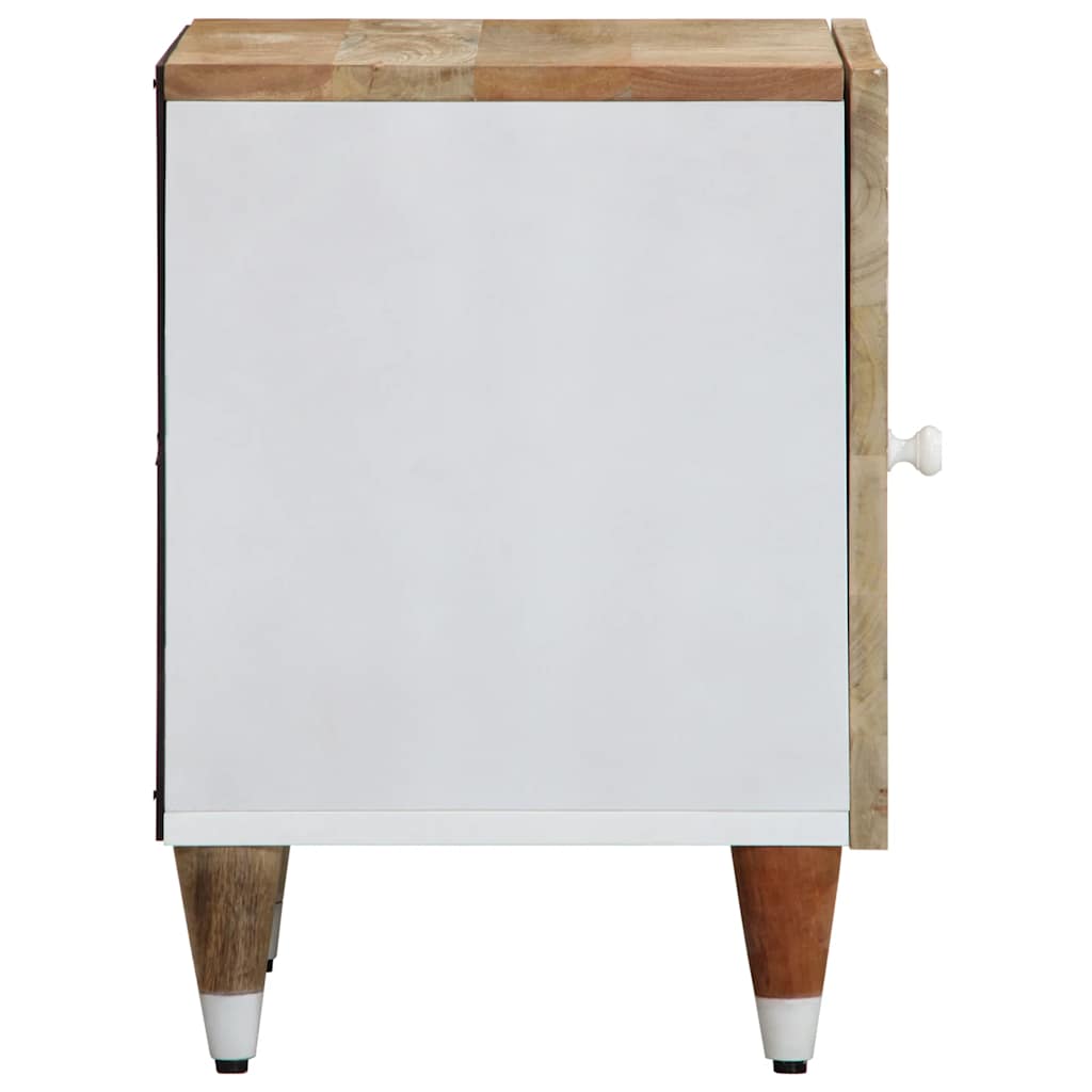 Bedside Cabinets 2 Pcs 40X33.5X46 Cm Solid Wood Mango