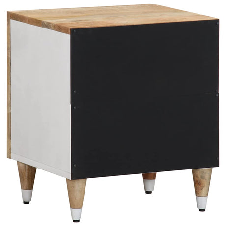 Bedside Cabinets 2 Pcs 40X33.5X46 Cm Solid Wood Mango