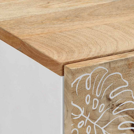 Bedside Cabinets 2 Pcs 40X33.5X46 Cm Solid Wood Mango