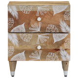 Bedside Cabinets 2 Pcs 40X33.5X46 Cm Solid Wood Mango