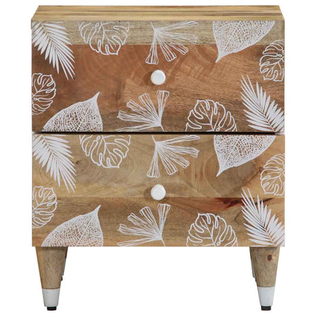 Bedside Cabinets 2 Pcs 40X33.5X46 Cm Solid Wood Mango