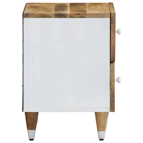 Bedside Cabinets 2 Pcs 40X33.5X46 Cm Solid Wood Mango