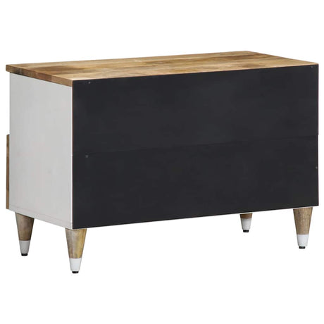 Tv Cabinet 70X33.5X46 Cm Solid Wood Mango