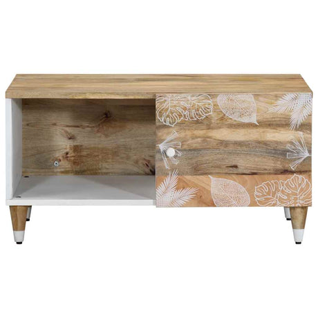 Coffee Table 80X50X40 Cm Solid Wood Mango