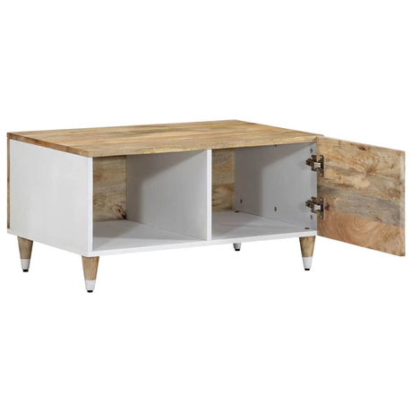 Coffee Table 80X50X40 Cm Solid Wood Mango