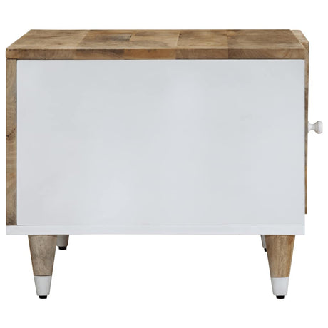 Coffee Table 80X50X40 Cm Solid Wood Mango